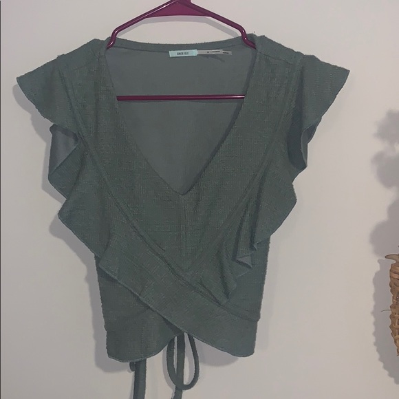 Urban Outfitters Tops - urban outfitters/ kimchi blue olive green crop